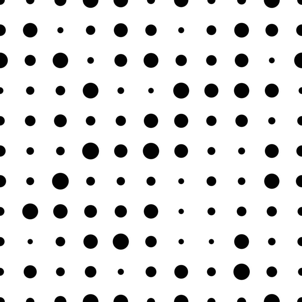 Seamless pattern with grunge halftone dots. Dotted texture. Abstract geometrical pattern of round shape. Screen print. vector
