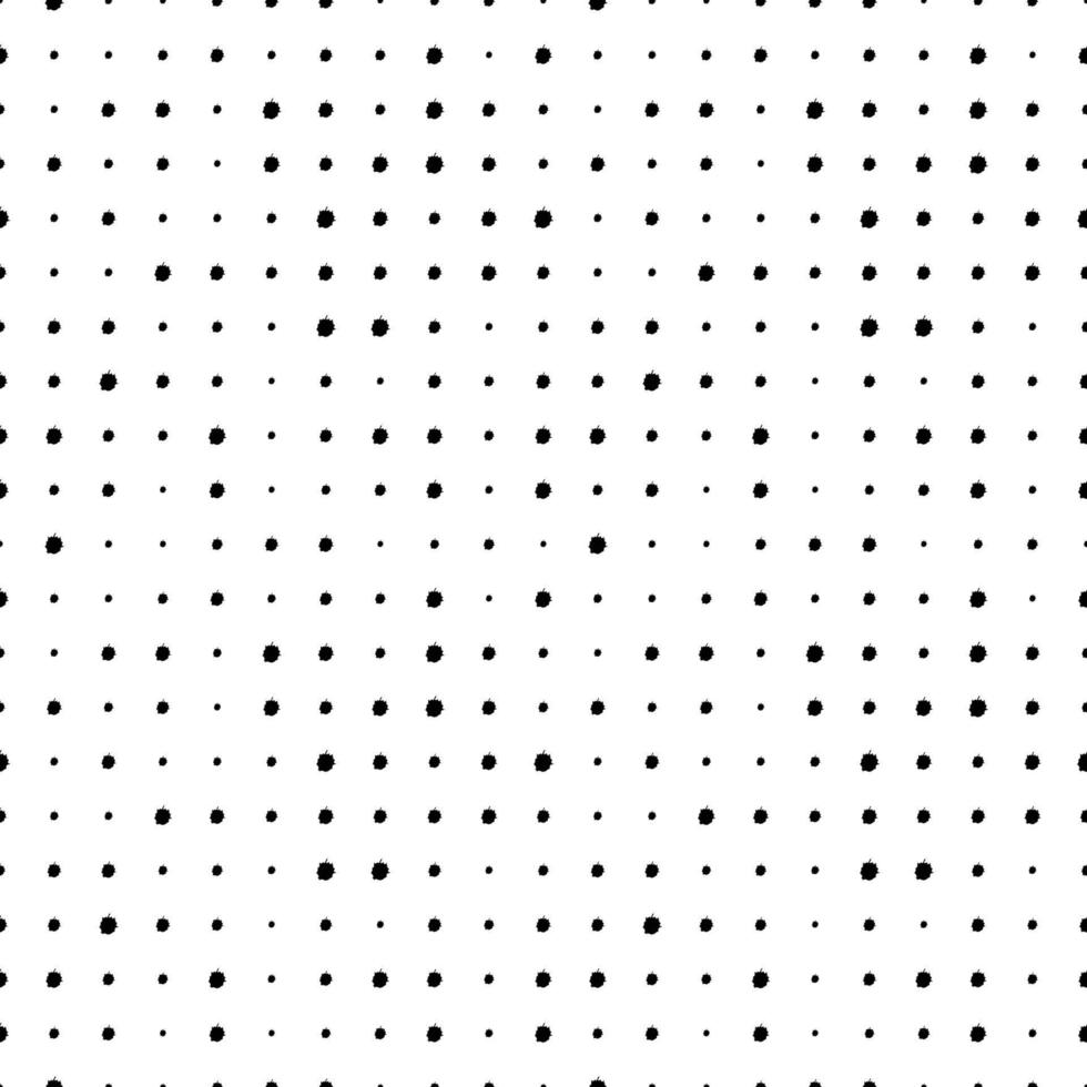 Seamless pattern with grunge halftone dots. Dotted texture. Abstract geometrical pattern of round shape. Screen print. vector