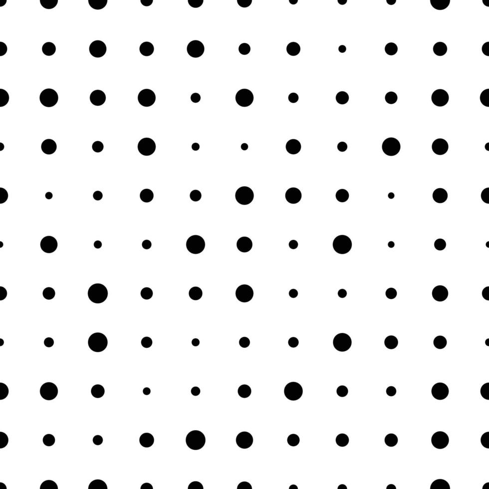 Seamless pattern with grunge halftone dots. Dotted texture. Abstract geometrical pattern of round shape. Screen print. vector