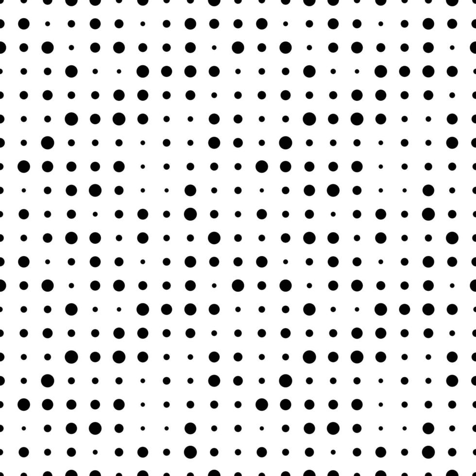 Seamless pattern with grunge halftone dots. Dotted texture. Abstract geometrical pattern of round shape. Screen print. vector