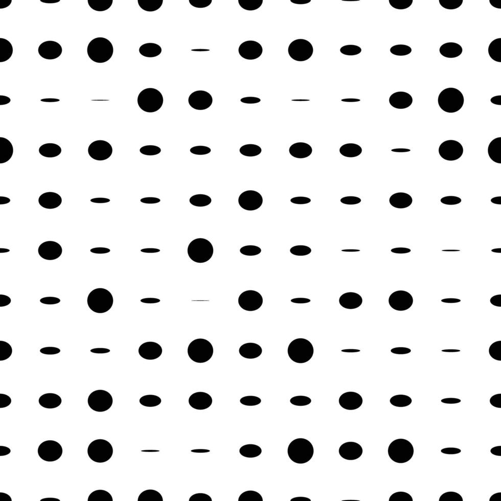 Seamless pattern with grunge halftone dots. Dotted texture. Abstract geometrical pattern of round shape. Screen print. vector