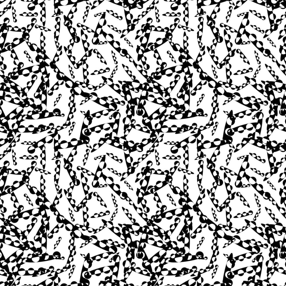 Black and white seamless pattern with halftone dots. Dotted texture. Abstract geometrical pattern of round shape. Screen print. vector