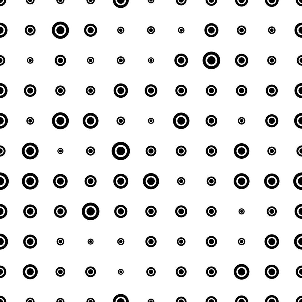 Seamless pattern with grunge halftone dots. Dotted texture. Abstract geometrical pattern of round shape. Screen print. vector