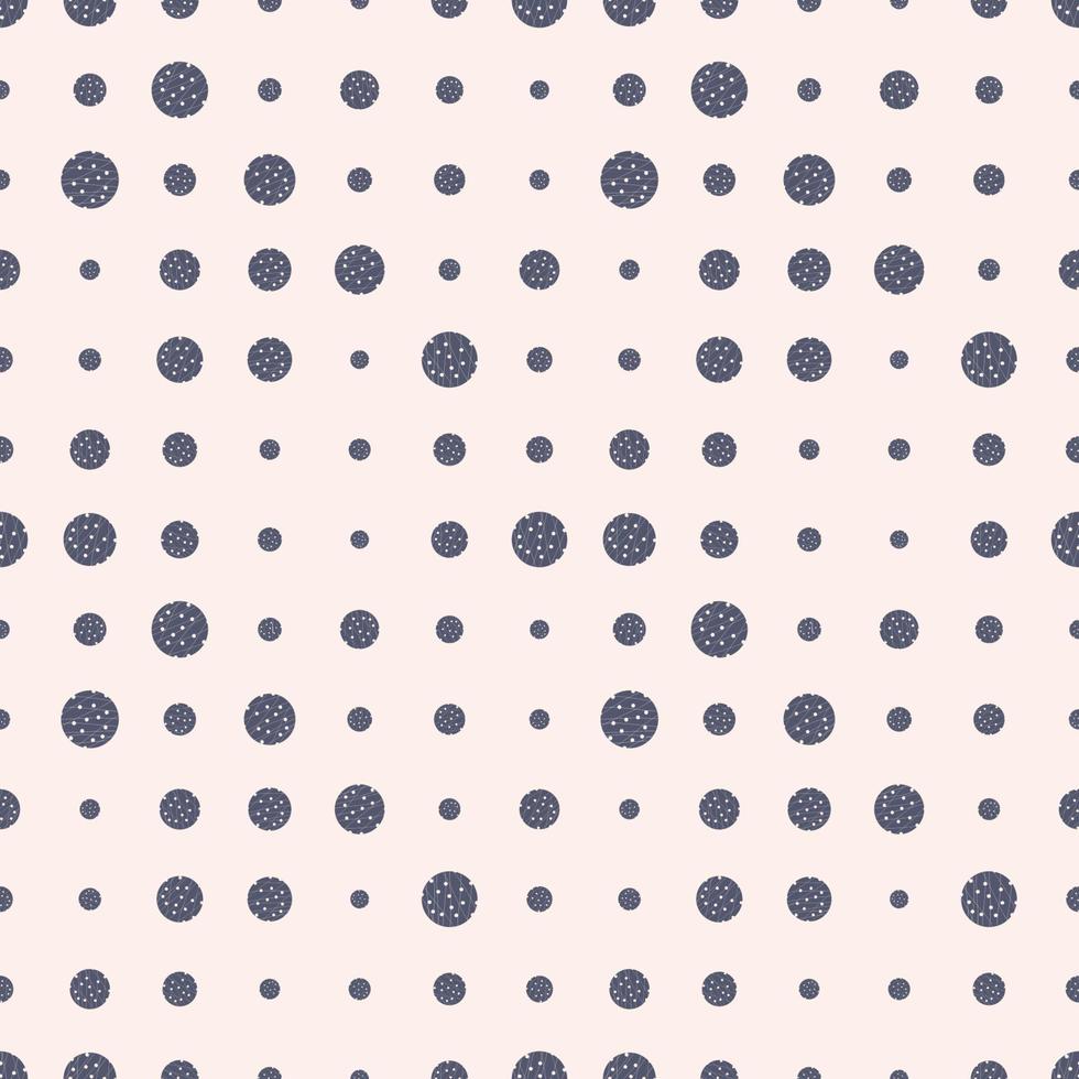 Colorful grunge halftone dot seamless pattern. Dotted background. Infinity geometric pattern with round shapes. vector