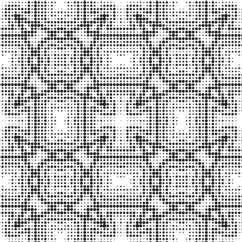 Abstract halftone ornamental geometric background. Pop art style card. Grunge texture. vector