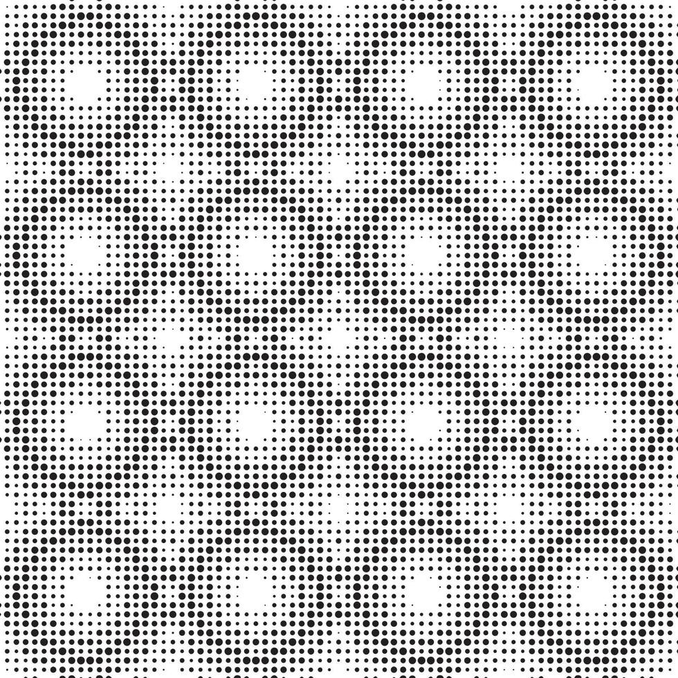 Abstract halftone ornamental geometric background. Pop art style card. Grunge texture. vector