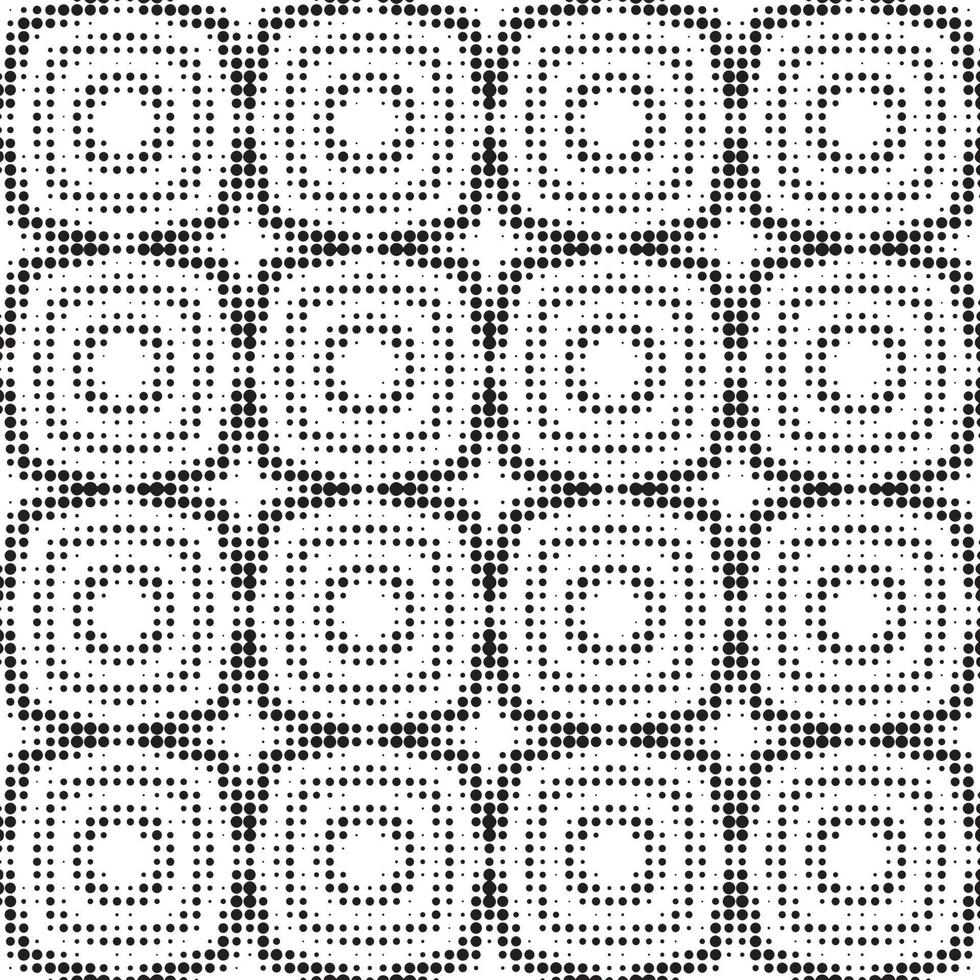 Abstract halftone ornamental geometric background. Pop art style card. Grunge texture. vector