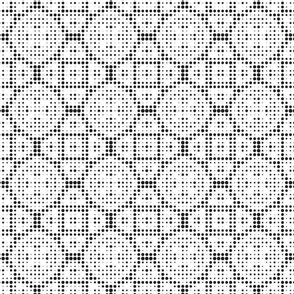 Abstract halftone ornamental geometric background. Pop art style card. Grunge texture. vector