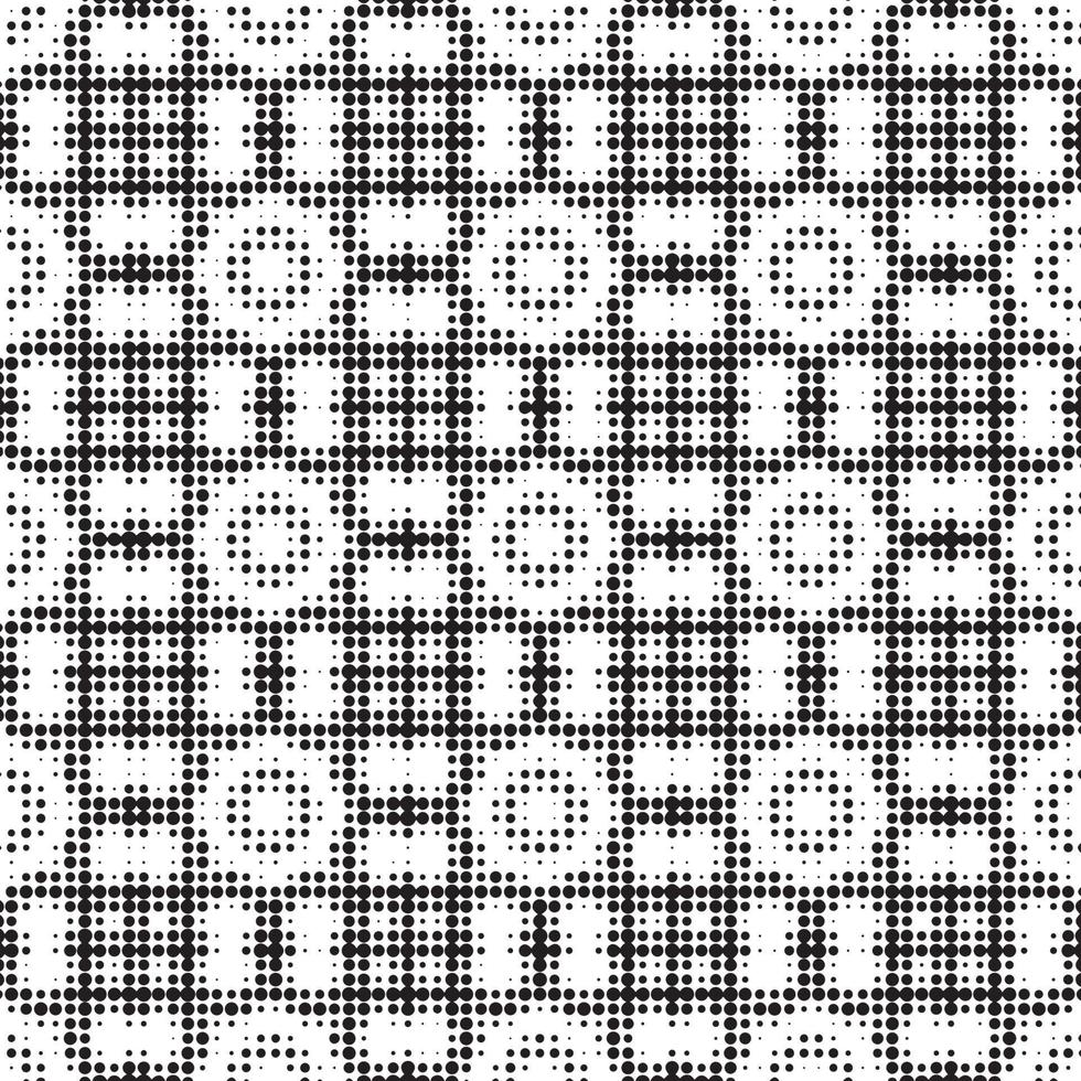 Abstract halftone ornamental geometric background. Pop art style card. Grunge texture. vector