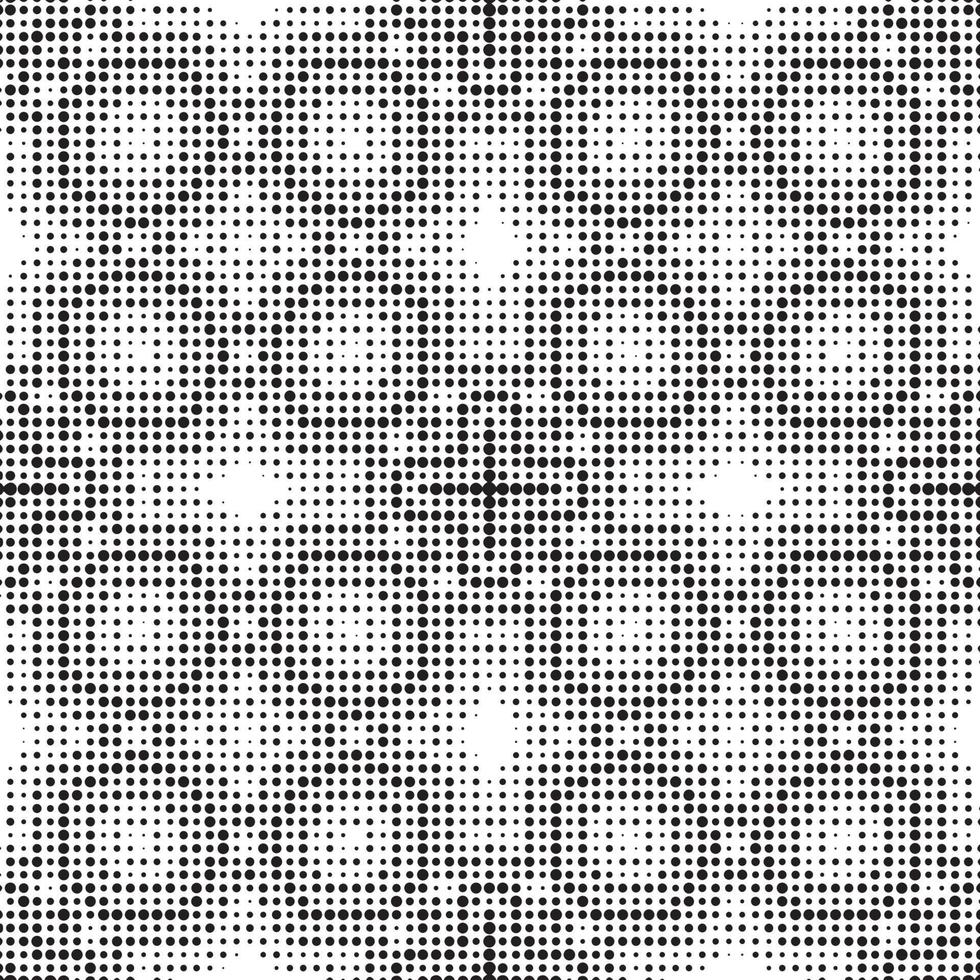 Abstract halftone ornamental geometric background. Pop art style card. Grunge texture. vector