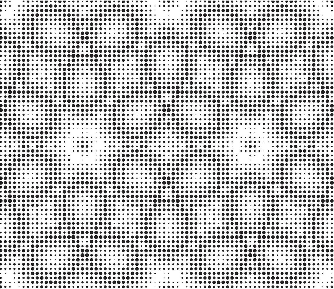 Abstract halftone ornamental geometric background. Pop art style card. Grunge texture. vector