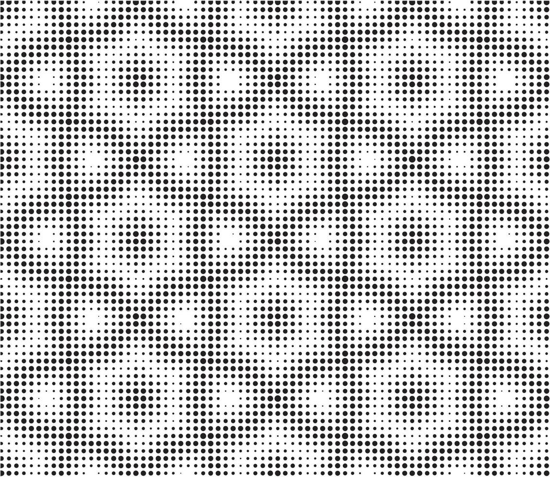 Abstract halftone ornamental geometric background. Pop art style card. Grunge texture. vector