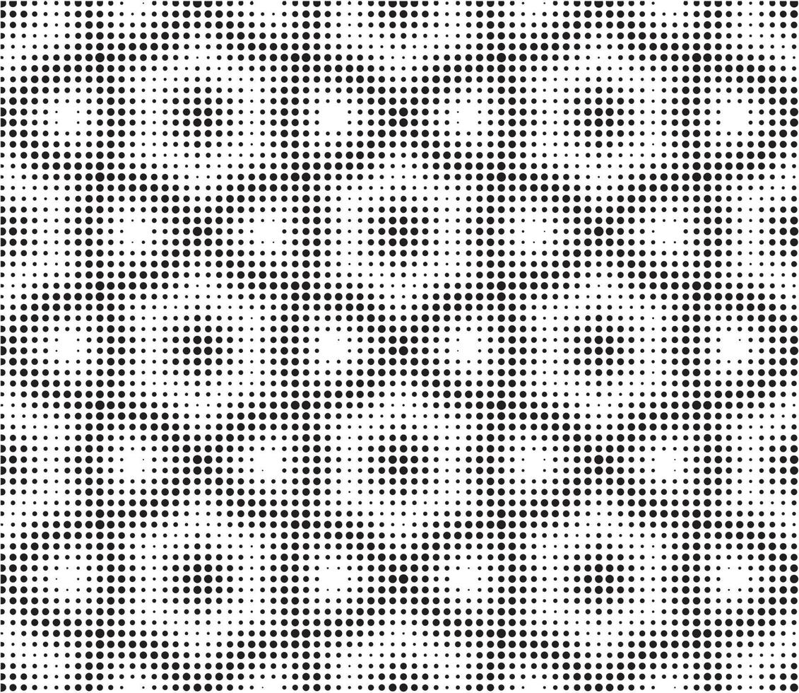 Abstract halftone ornamental geometric background. Pop art style card. Grunge texture. vector