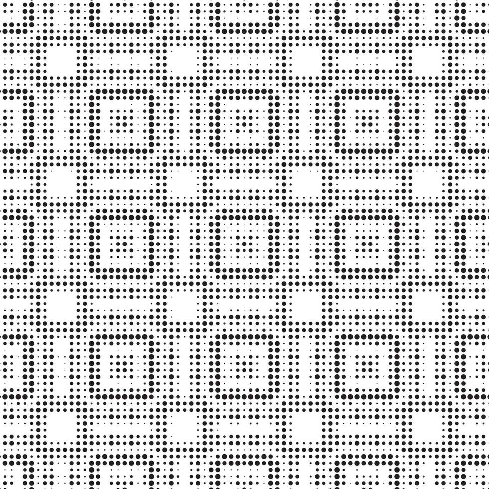 Abstract halftone ornamental geometric background. Pop art style card. Grunge texture. vector