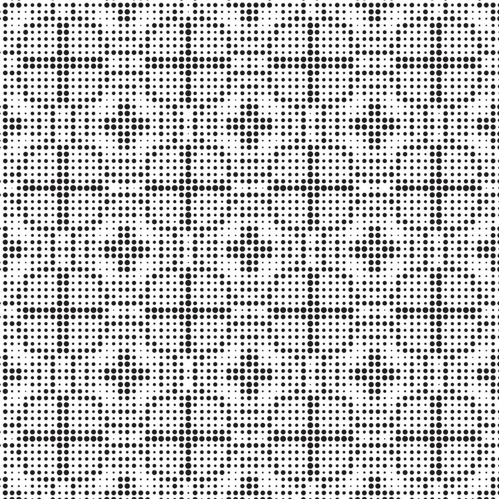 Abstract halftone ornamental geometric background. Pop art style card. Grunge texture. vector