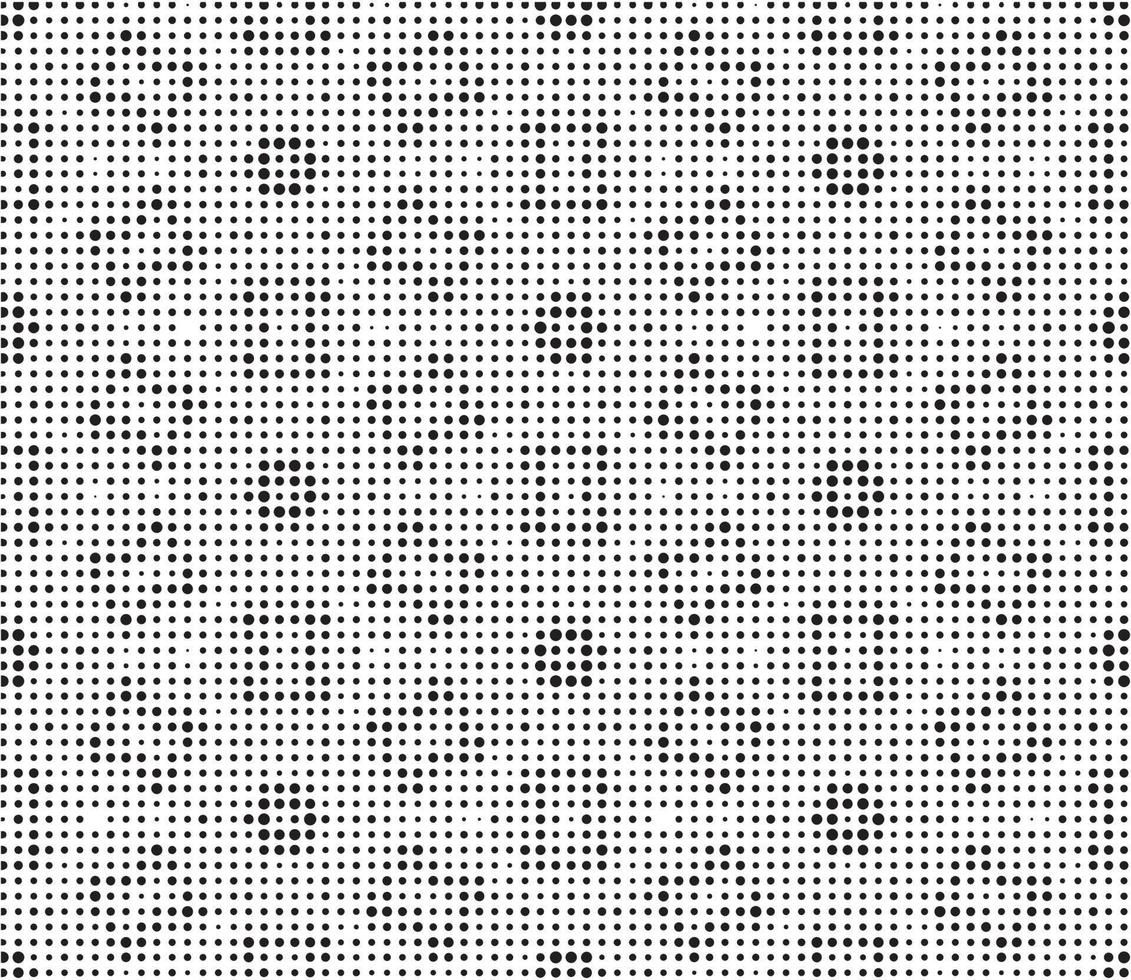 Abstract halftone ornamental geometric background. Pop art style card. Grunge texture. vector