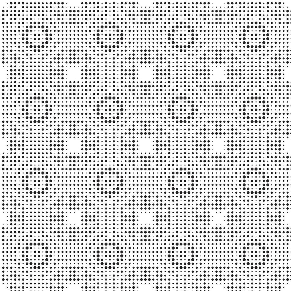 Abstract halftone ornamental geometric background. Pop art style card. Grunge texture. vector