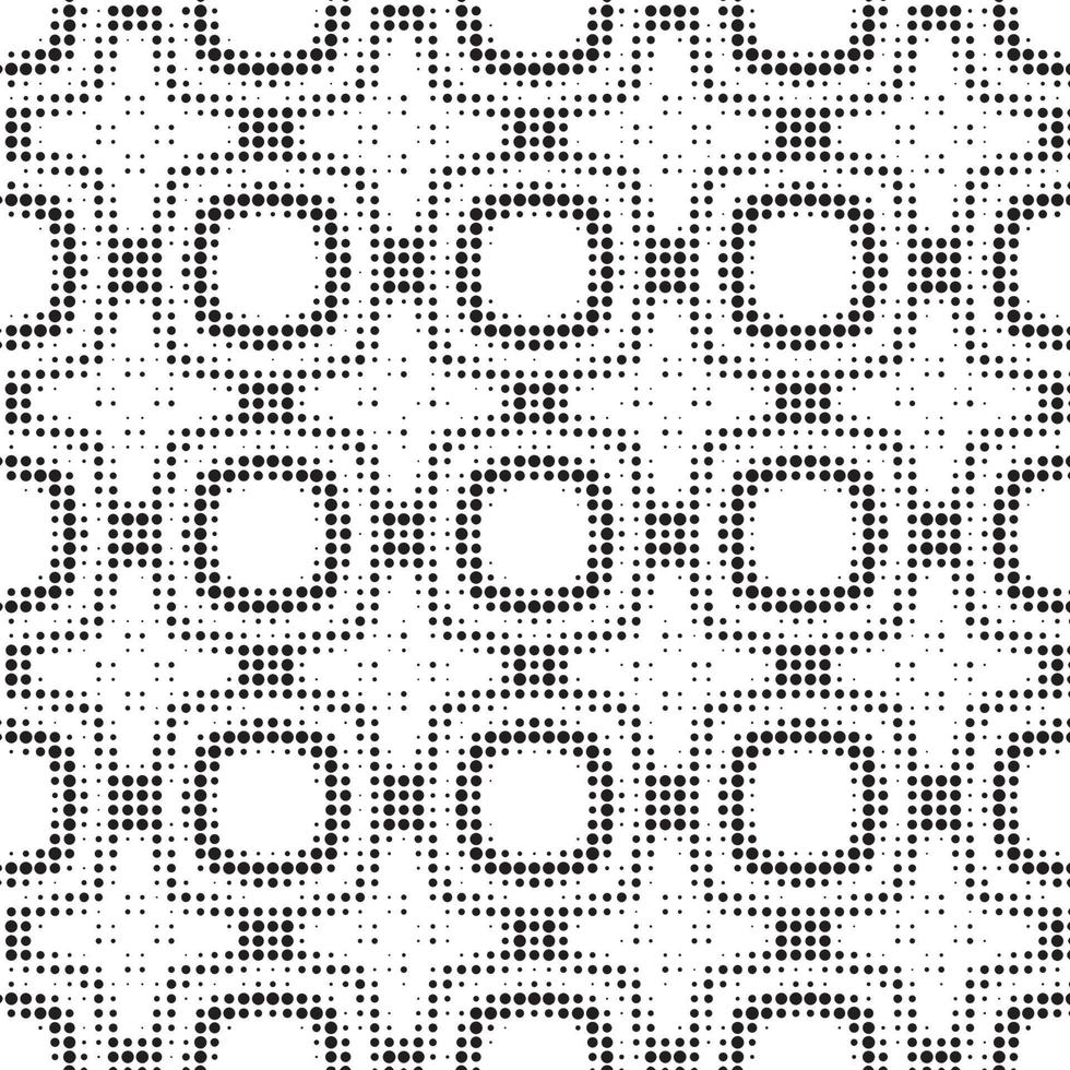 Abstract halftone ornamental geometric background. Pop art style card. Grunge texture. vector