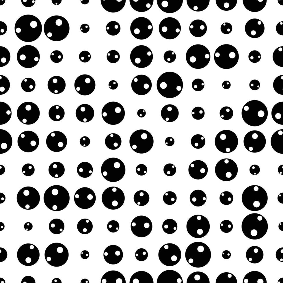 Seamless pattern with grunge halftone dots. Dotted texture. Abstract geometrical pattern of round shape. Screen print. vector