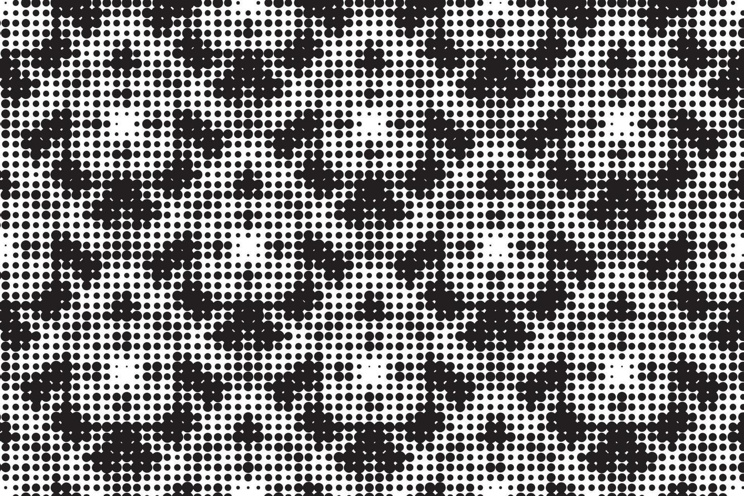 Abstract halftone ornamental geometric background. Pop art style card. Grunge texture. vector