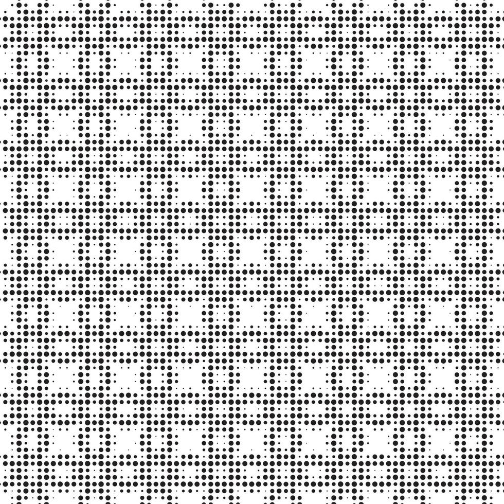 Abstract halftone ornamental geometric background. Pop art style card. Grunge texture. vector