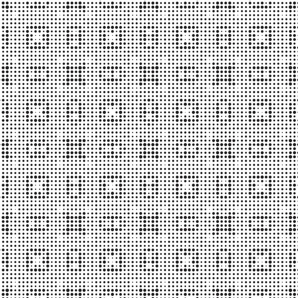 Abstract halftone ornamental geometric background. Pop art style card. Grunge texture. vector