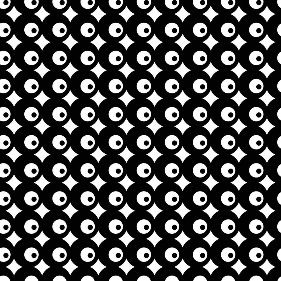 Black and white seamless pattern with dots. Dotted texture. Abstract geometrical pattern of round shape. Screen print. vector