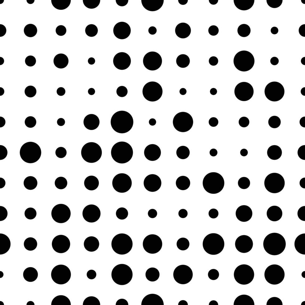 Seamless pattern with grunge halftone dots. Dotted texture. Abstract geometrical pattern of round shape. Screen print. vector