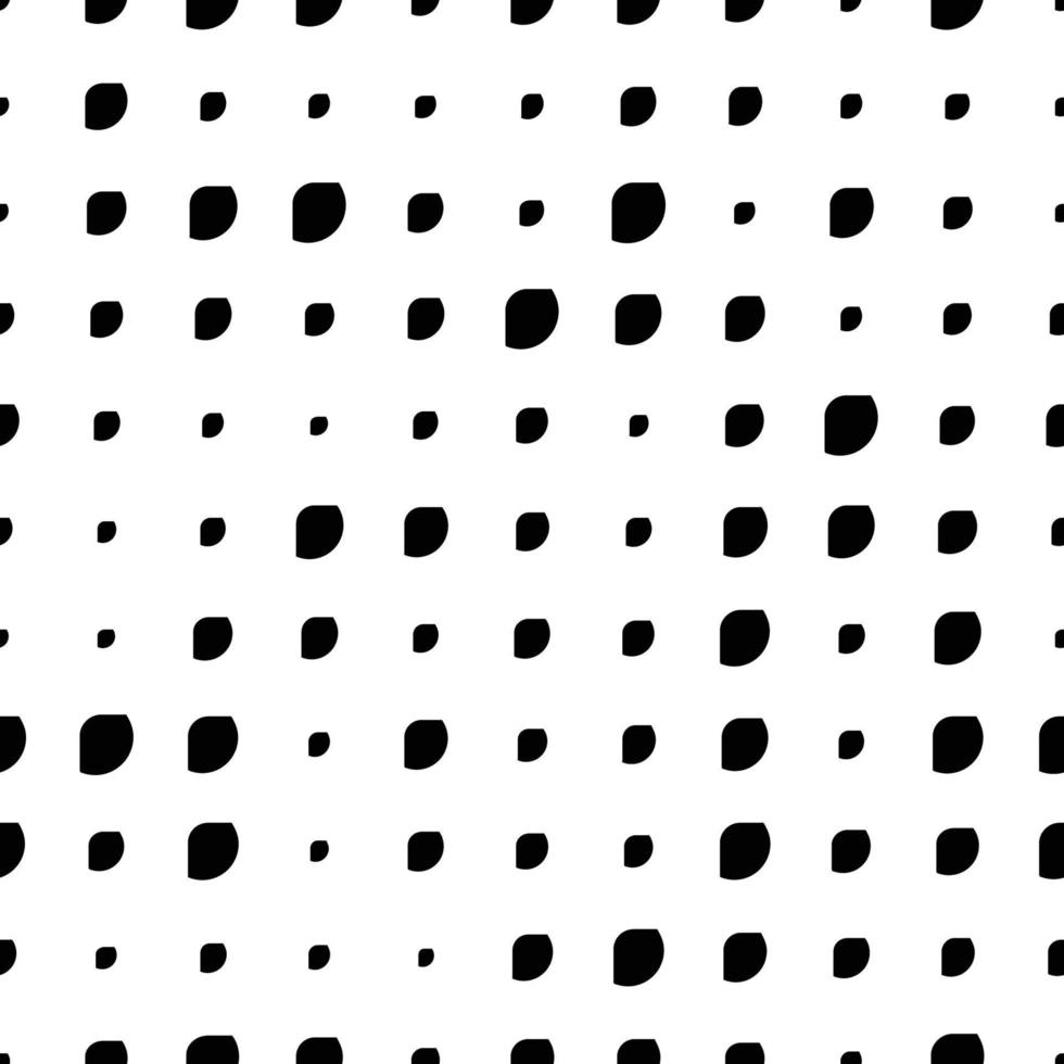 Seamless pattern with grunge halftone dots. Dotted texture. Abstract geometrical pattern of round shape. Screen print. vector