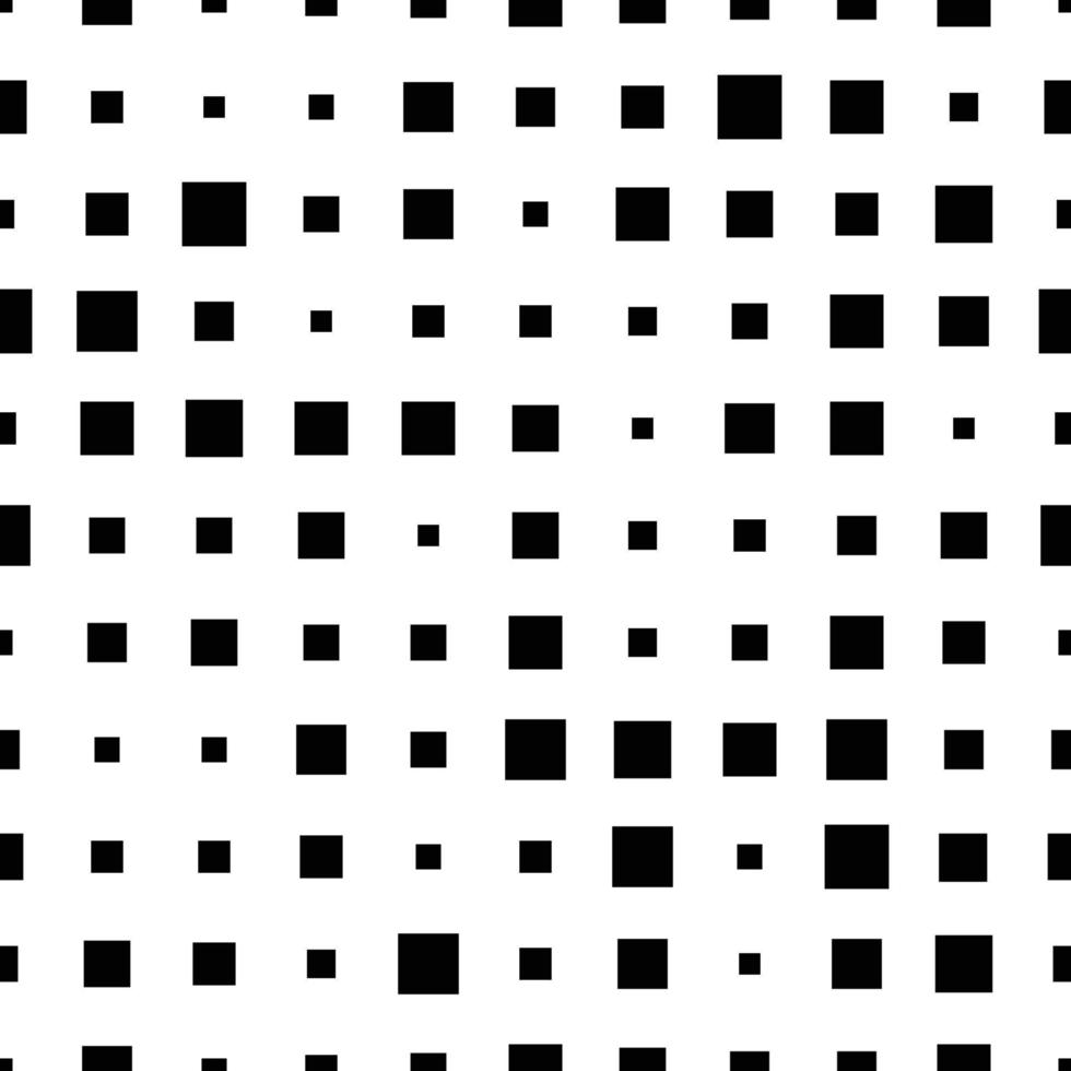 Halftone seamless abstract background with squares. Infinity geometric pattern. vector