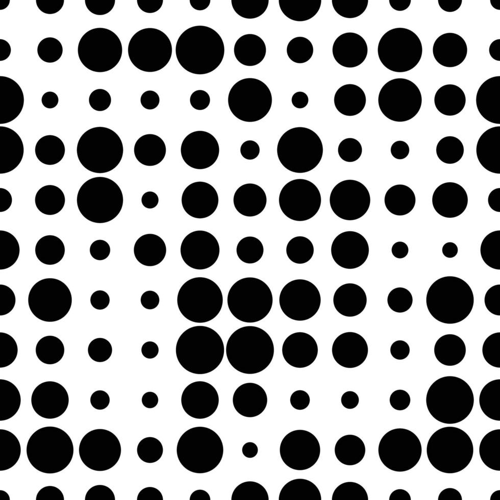Seamless pattern with grunge halftone dots. Dotted texture. Abstract geometrical pattern of round shape. Screen print. vector
