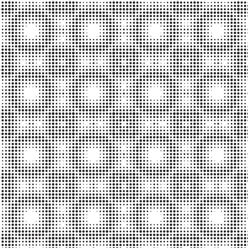 Abstract halftone ornamental geometric background. Pop art style card. Grunge texture. vector