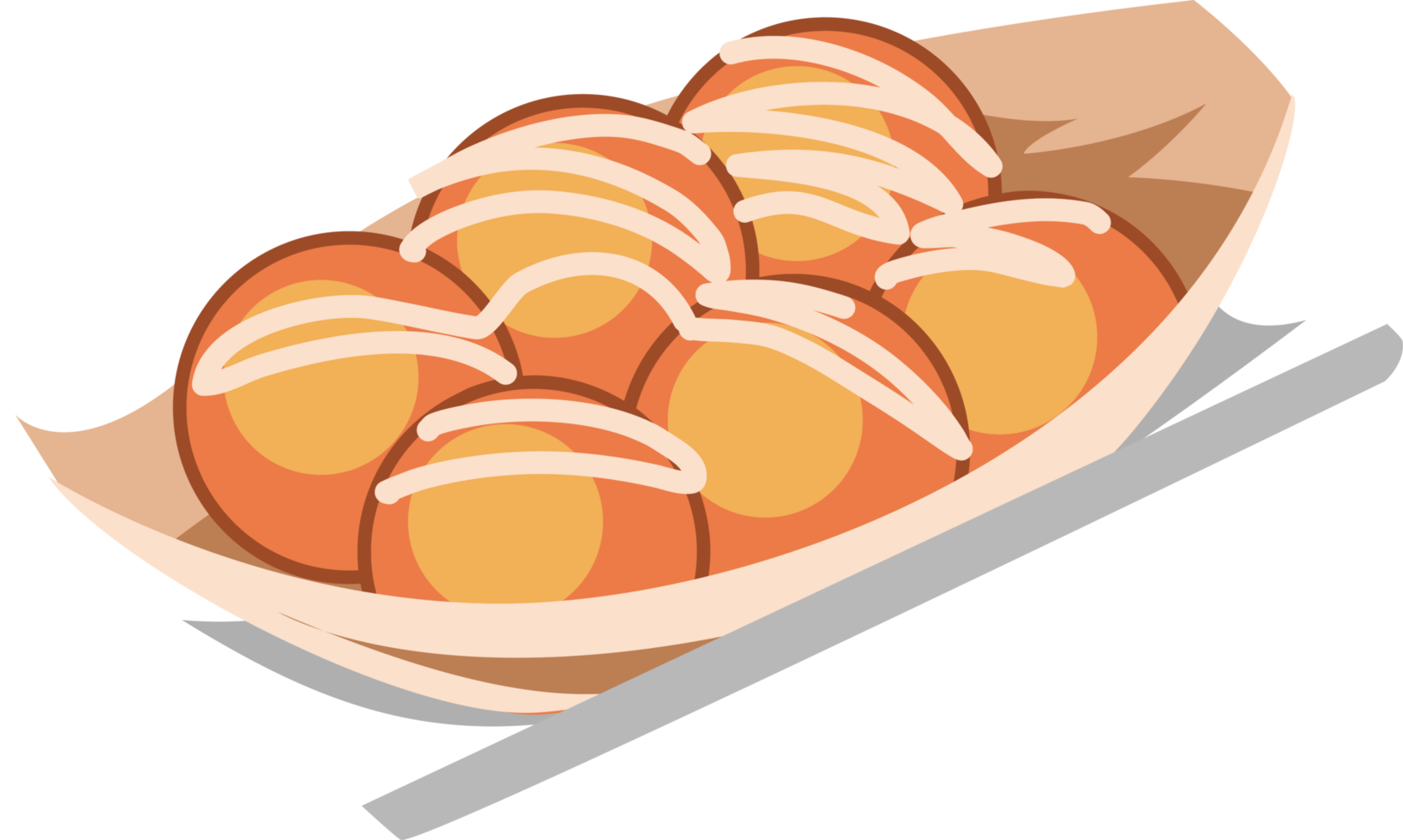 Takoyaki png graphic clipart design