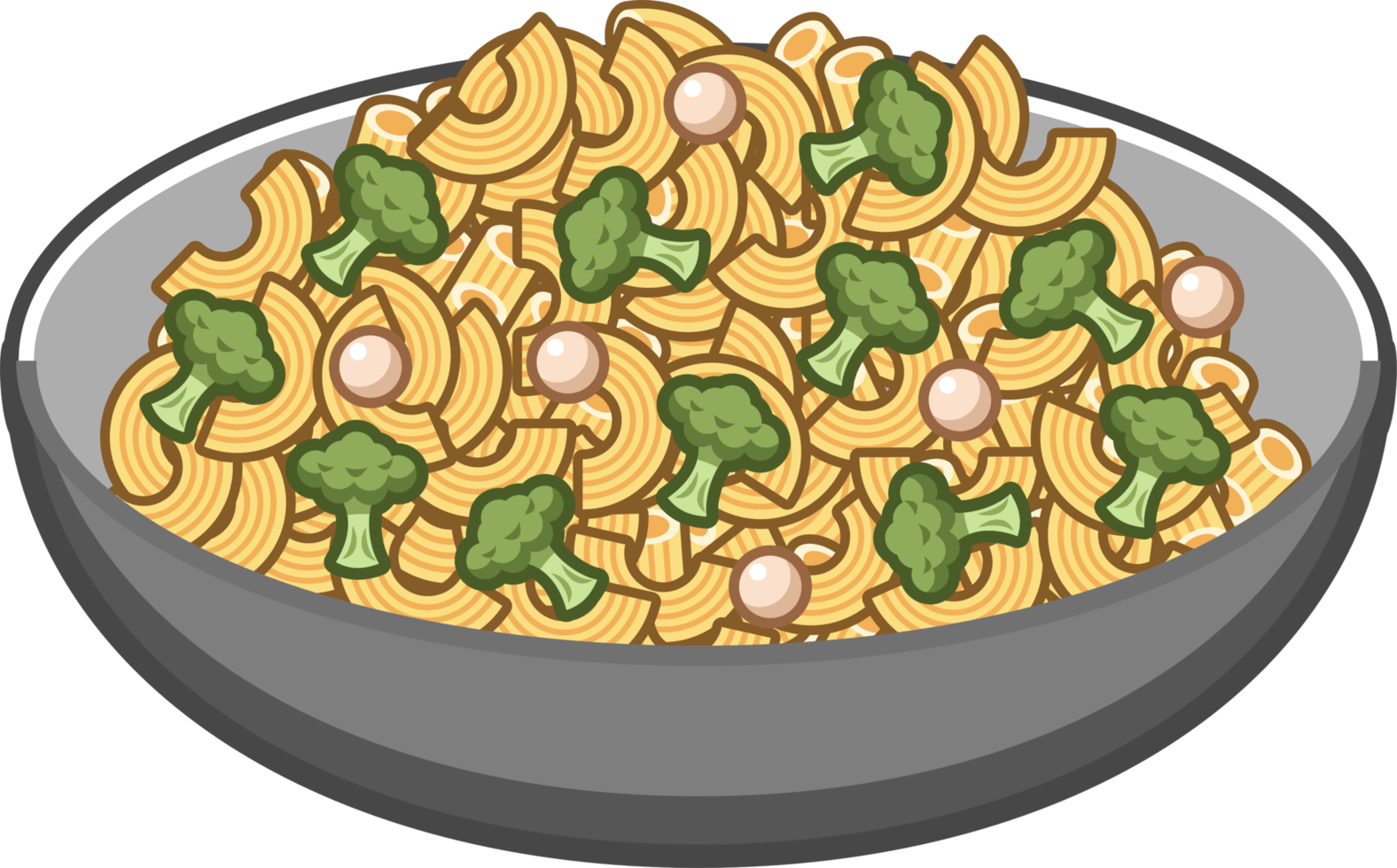 makaroner png grafisk ClipArt design