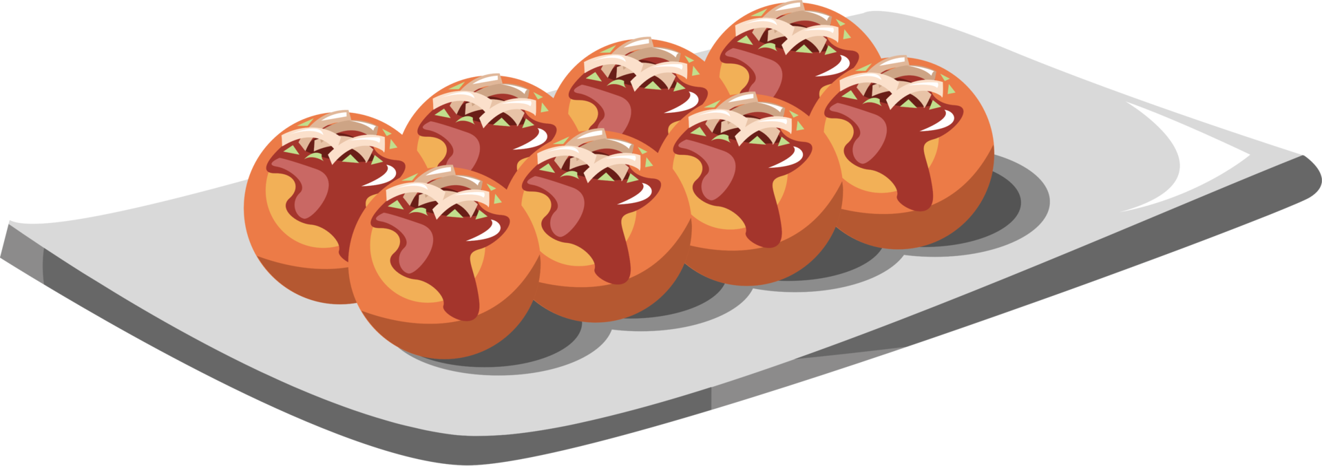 takoyaki PNG grafisch clip art ontwerp