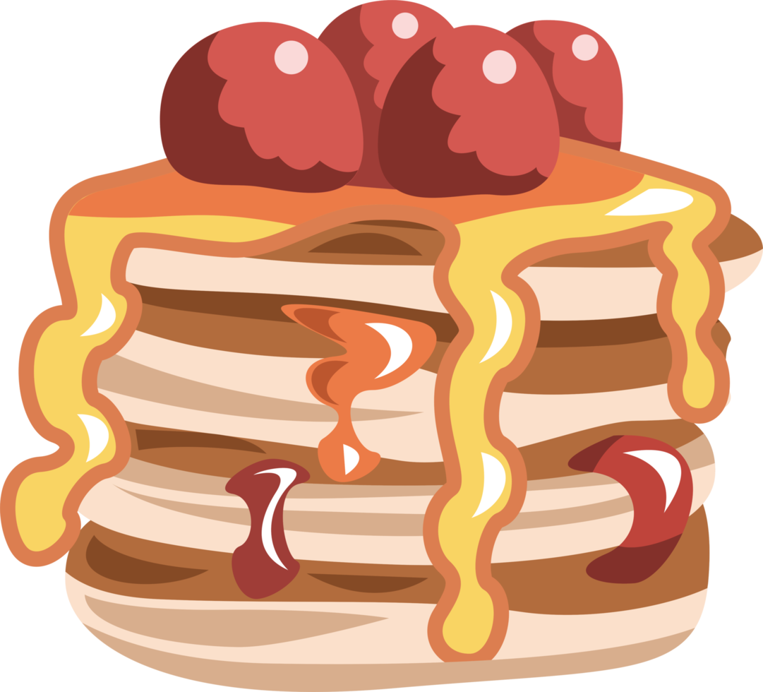 crêpe png graphique clipart conception