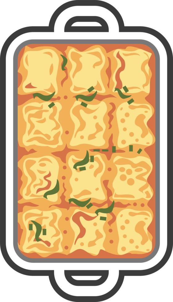 lasagna png graphic clipart design