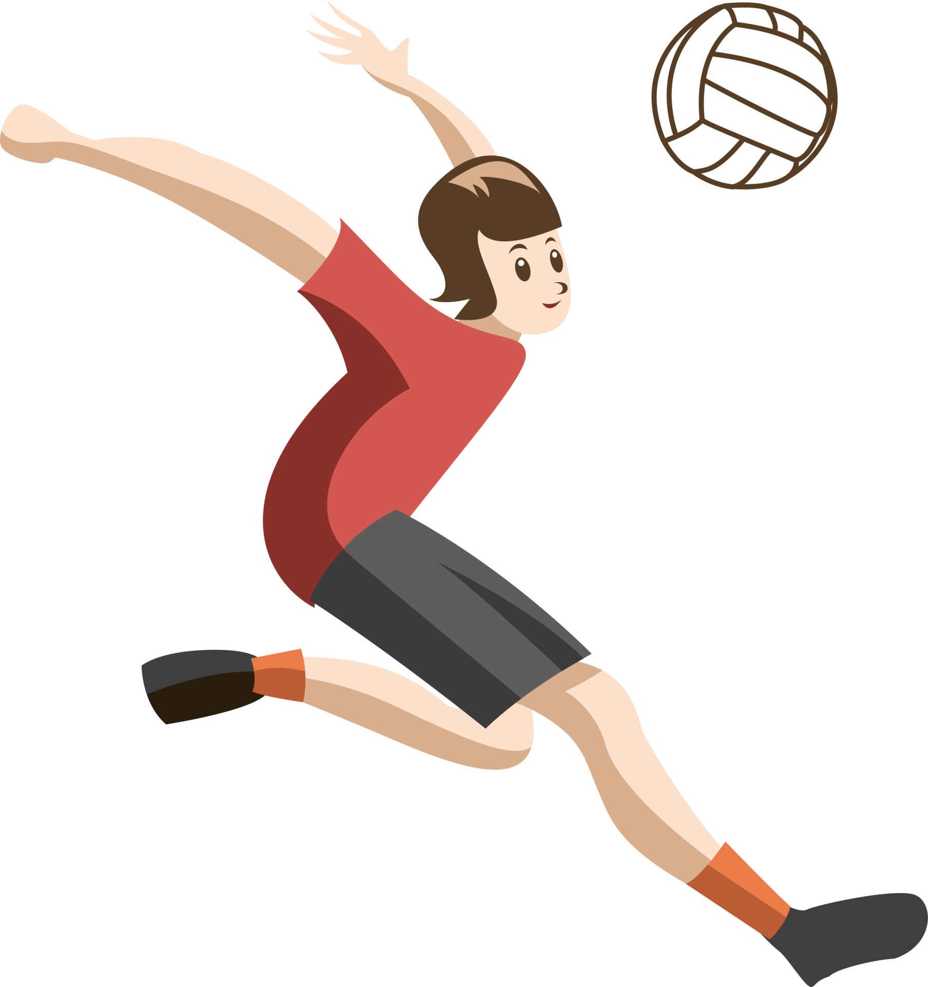 volleyball player png graphic clipart design 20002550 PNG