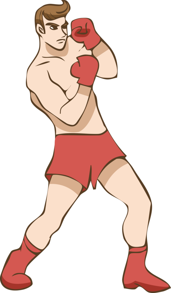 Boxing png graphic clipart design