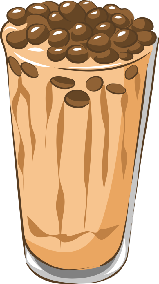 Bubble tea png graphic clipart design