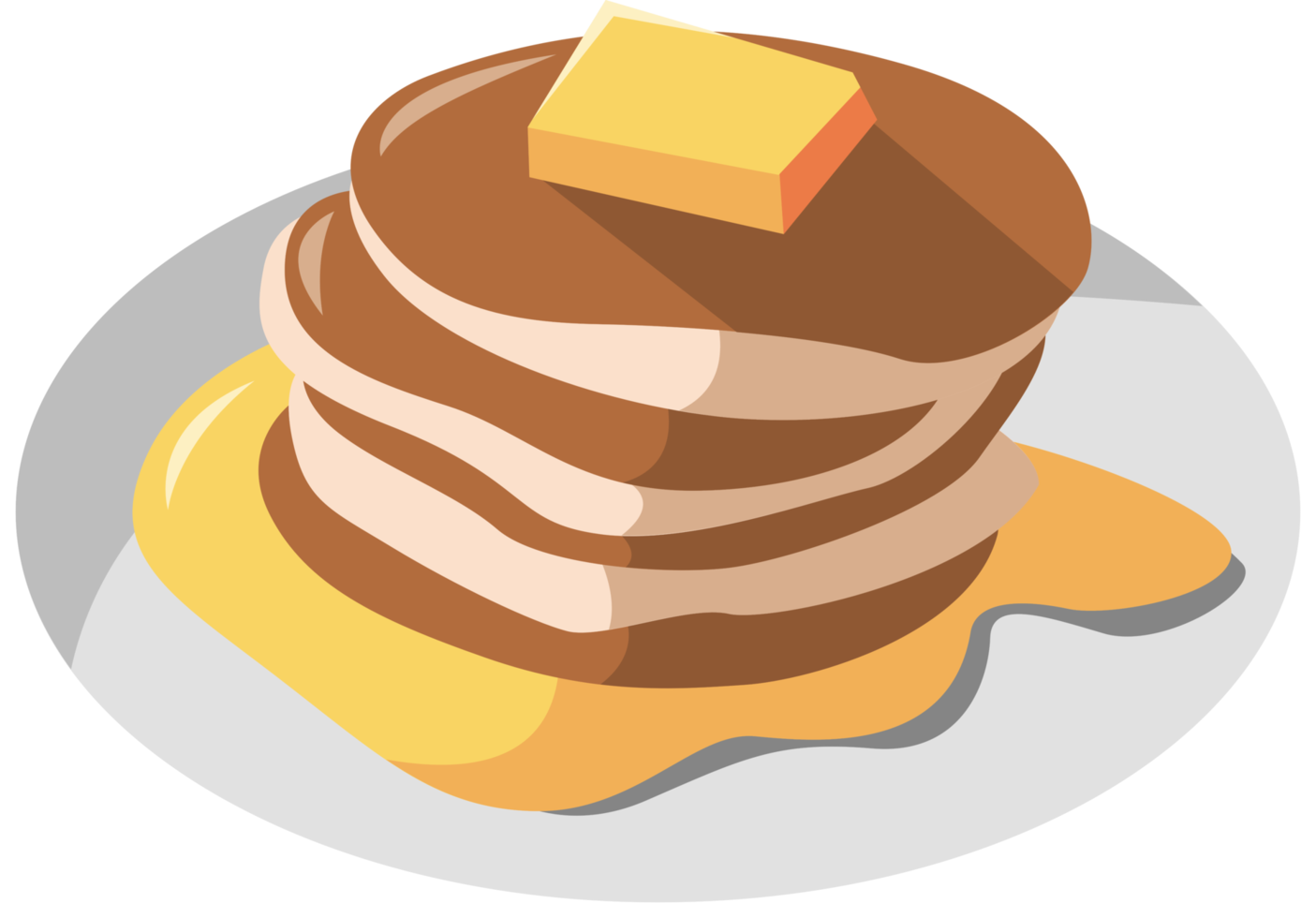 Pancake png graphic clipart design