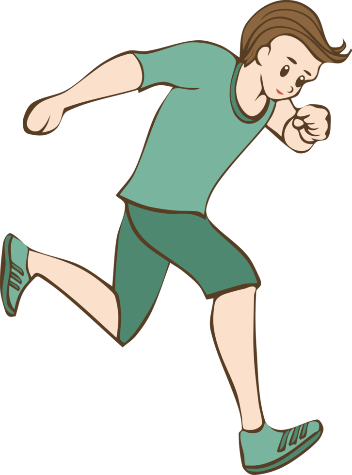 Runner png graphic clipart design