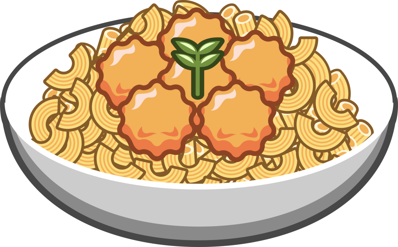 macaroni PNG grafisch clip art ontwerp