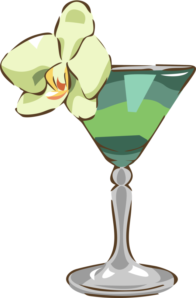 Cocktail png graphic clipart design