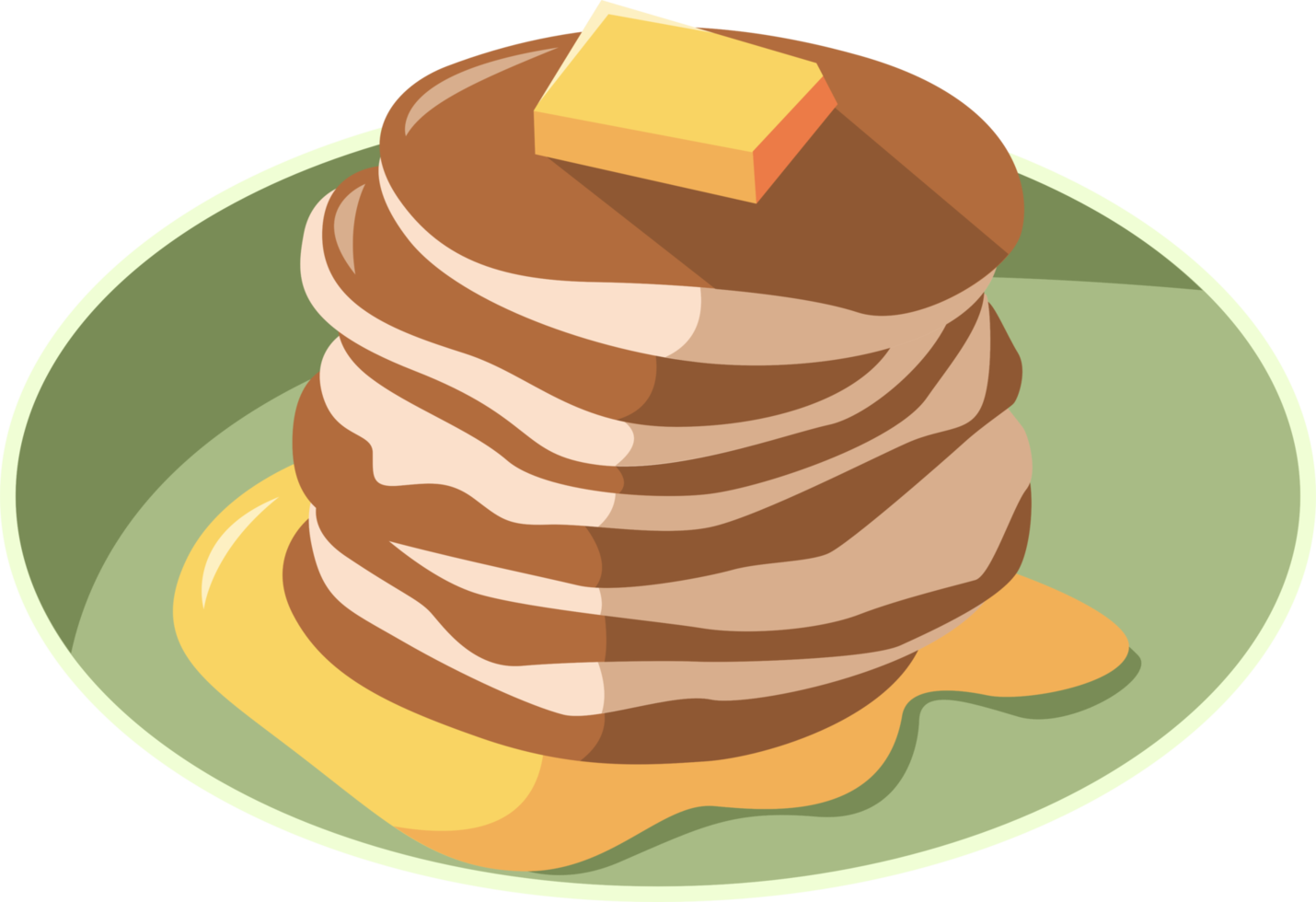 Pancake png graphic clipart design