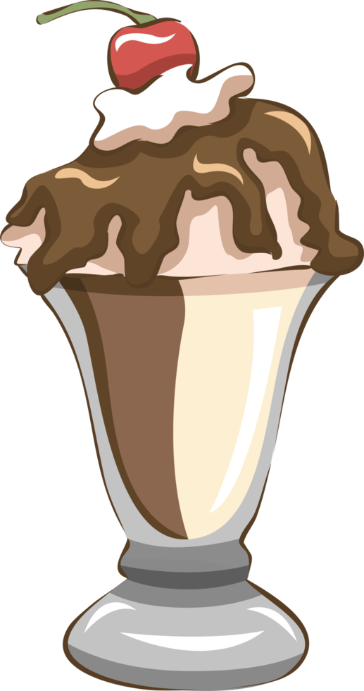 helado sundae png gráfico clipart diseño