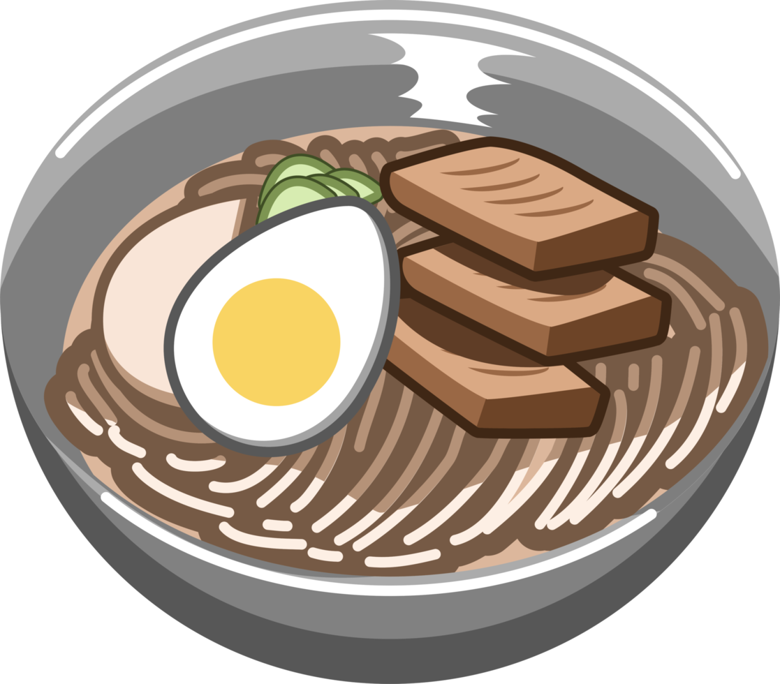 Naengmyeon png graphic clipart design