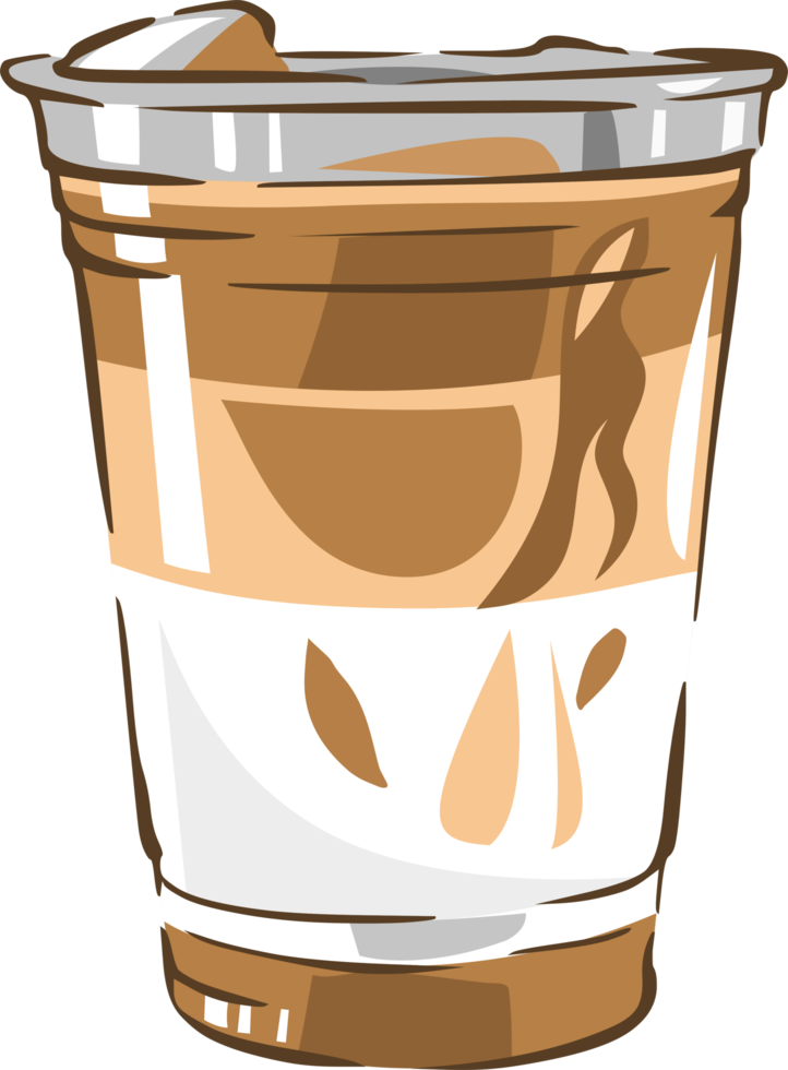 Cappuccino png graphic clipart design