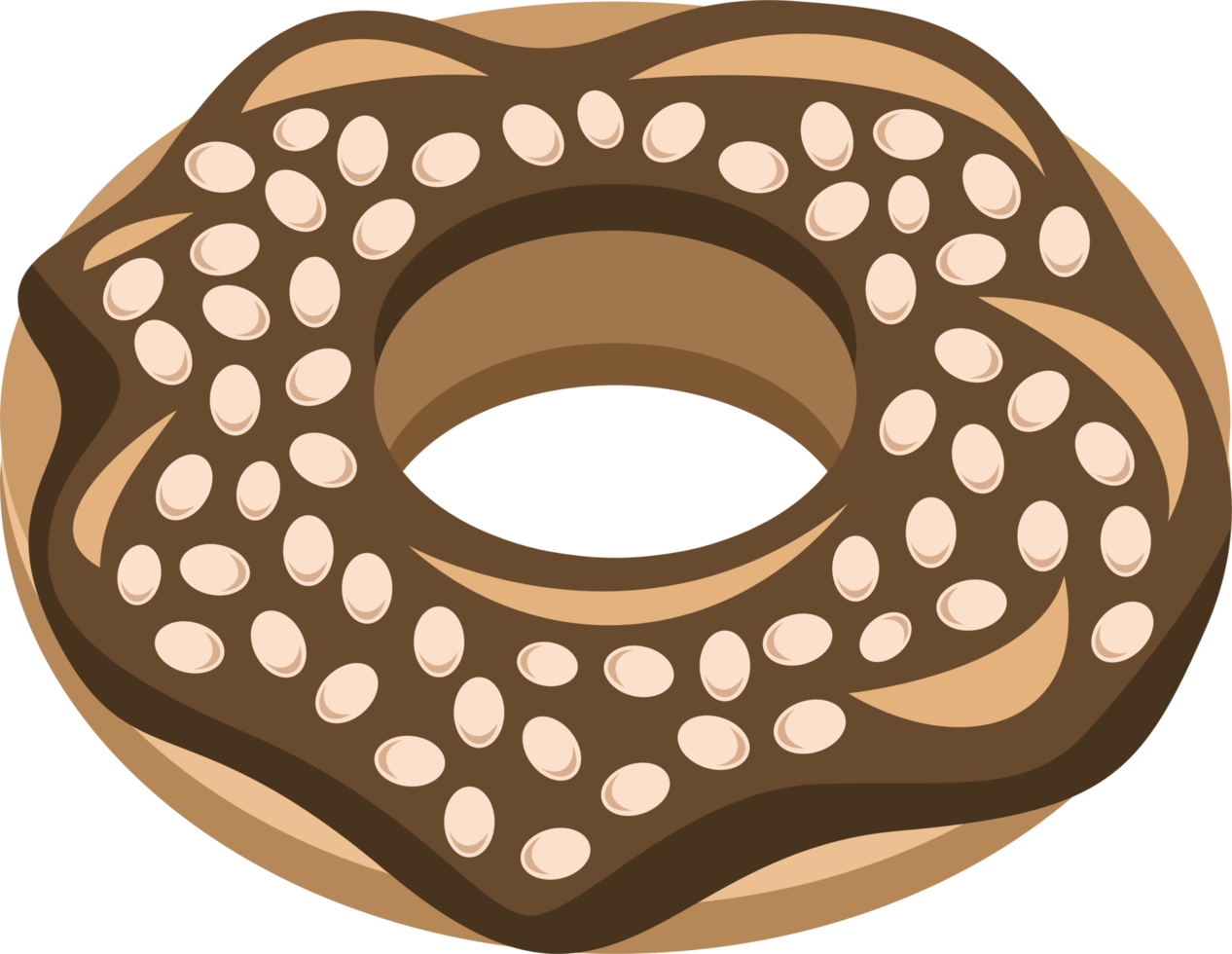 Donut png graphic clipart design