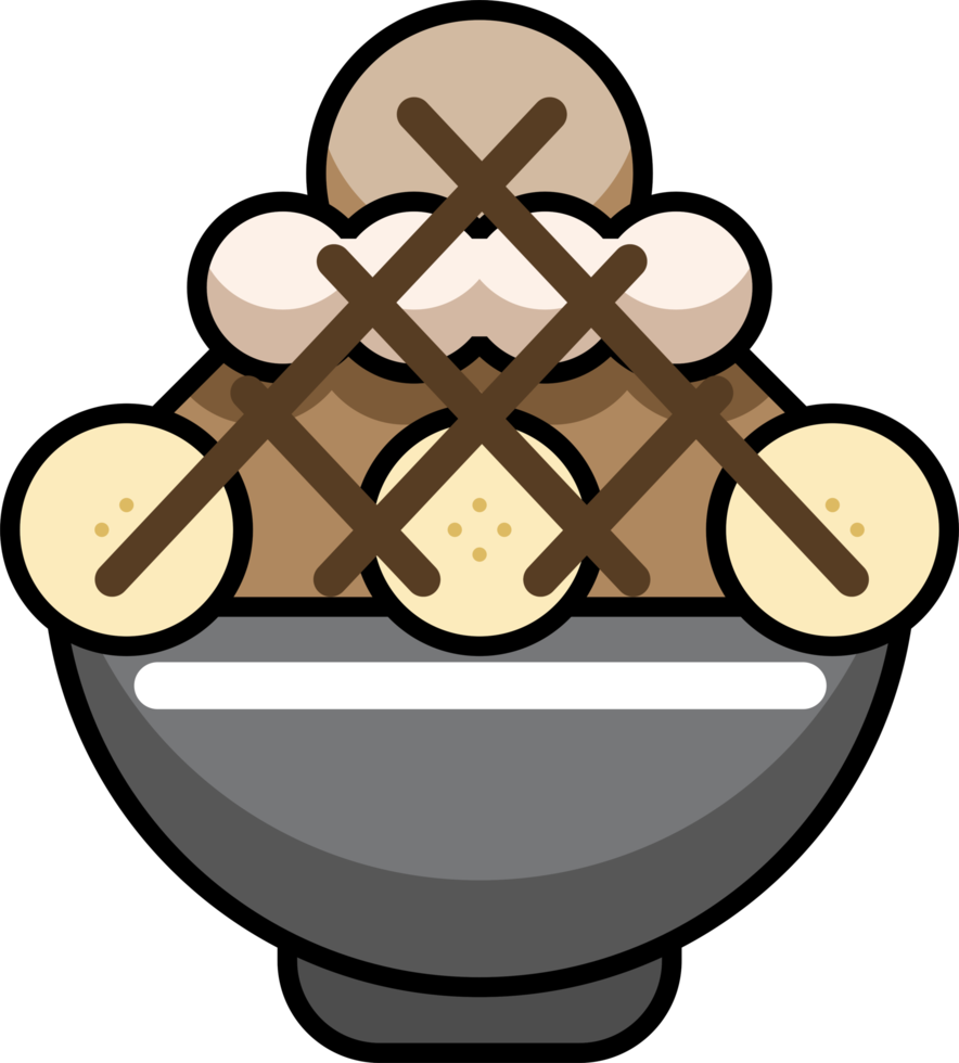 bingsu png gráfico clipart diseño